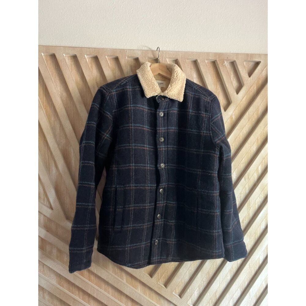 Octobre Editions Shearling Windowpane Jacket